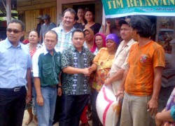 Relawan PKB Terjun ke Lereng Gunung Sinabung