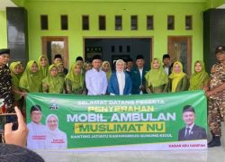 Muslimat NU Gunungkidul Terima Bantuan Ambulans, Rustini: Jangan Ada Warga Terlambat Ditolong