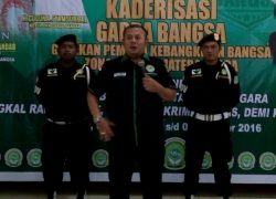 Ketua DKN Garda Bangsa Buka Acara Kaderisasi Garda Bangsa Sumut